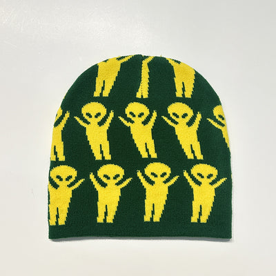 Gorro Tejido Alienígena Cartoon para Otoño e Invierno - Diseño Halloween Creativo - Image 5