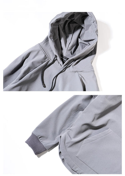 Suéter Oversized Estilo Street Hip-Hop con Detalles de Corte Asimétrico - Image 8