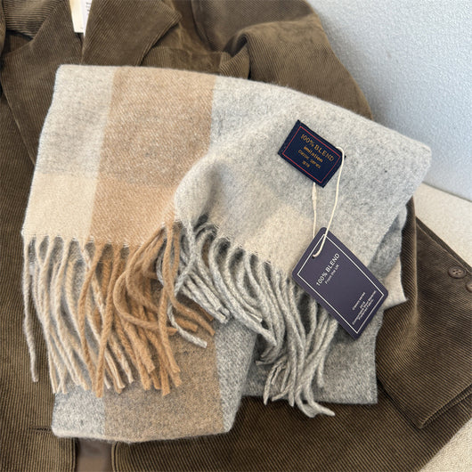 Bufanda Cuadros Lujo Cashmere Unisex - Image 10