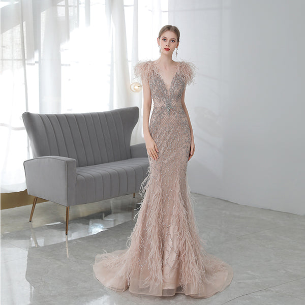 Vestido de Noche Sirena de Lujo Premium
