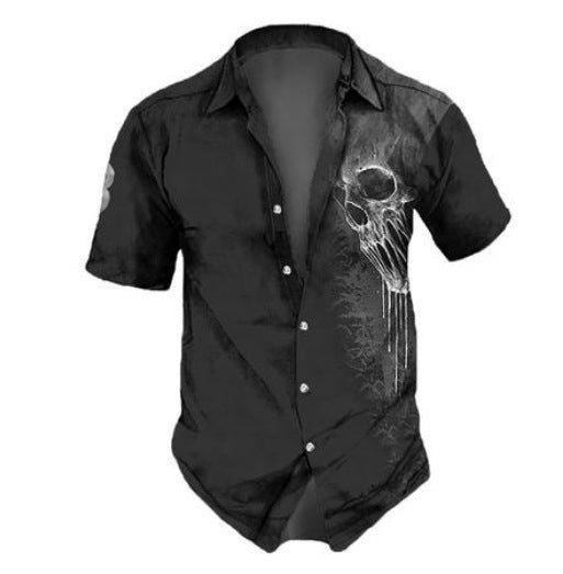 Camisa Estampada Casual para Hombre