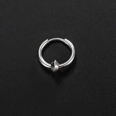 Aros Triangulares de Acero Inoxidable para Hombre y Mujer - Diseño Punk Hip Hop - Image 14