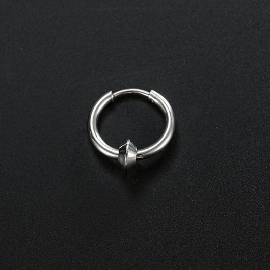 Aros Triangulares de Acero Inoxidable para Hombre y Mujer - Diseño Punk Hip Hop - Image 14
