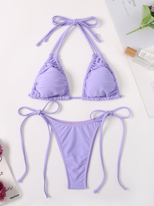 Bikini de Cintura Ajustable con Diseño Creativo para Mujer - Image 2