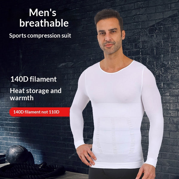 Camiseta Deportiva Reductora para Hombre con Control Abdominal