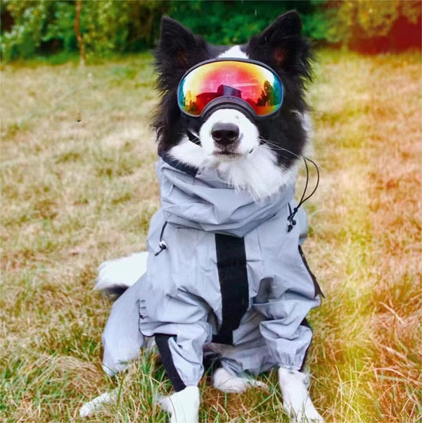 Impermeable Táctico para Perros con Reflectantes y Protección Total