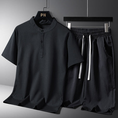 Conjunto de Shorts y Playera Casual Estilo Nacional en Algodón y Lino - Image 3