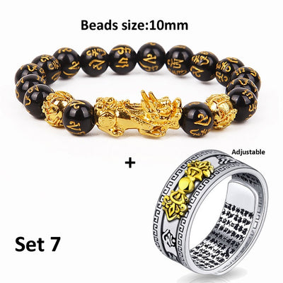 Pulsera y Anillo Pixiu Feng Shui Unisex - Atrae Prosperidad y Abundancia - Image 8