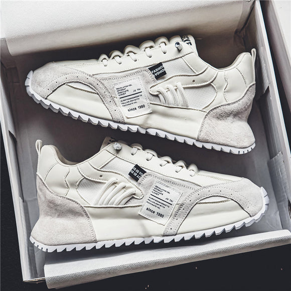 Tenis Casuales de Moda Primavera para Hombre con Suela Gruesa Antideslizante y Aumento de Altura