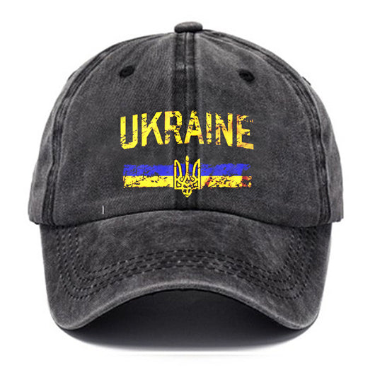 Gorra de Algodón Estampada con Lavado Vintage para Hombre