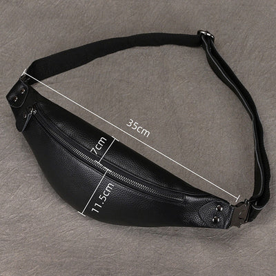 Bolsa Mensajero de Cuero para Hombre - Diseño Minimalista y Funcional - Image 10