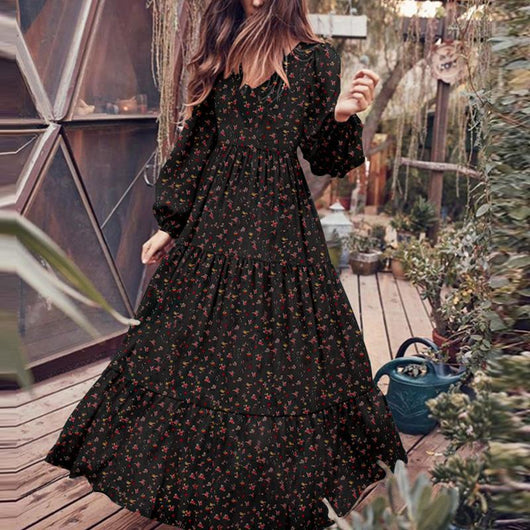 Vestido Casual Floral con Volantes para Tallas Grandes - Image 16