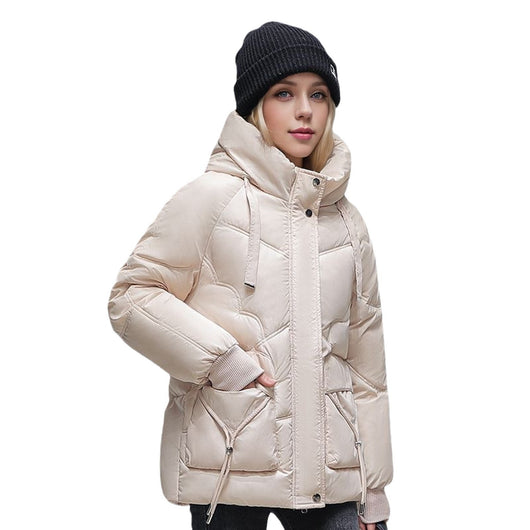 Abrigo Acolchado Coreano Oversize con Relleno de Plumón - Image 5