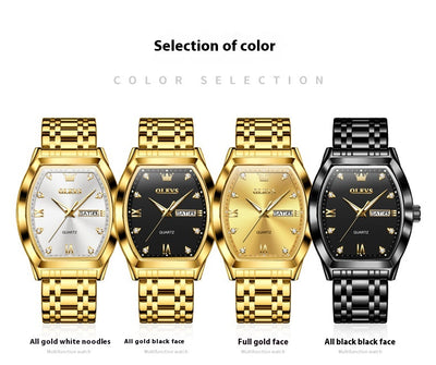 Reloj de Negocios Cuarzo Barril Auténtico para Hombre - Image 18