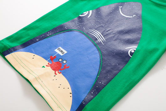 Camiseta Infantil Estampada de Algodón Puro con Corte Relajado - Image 5