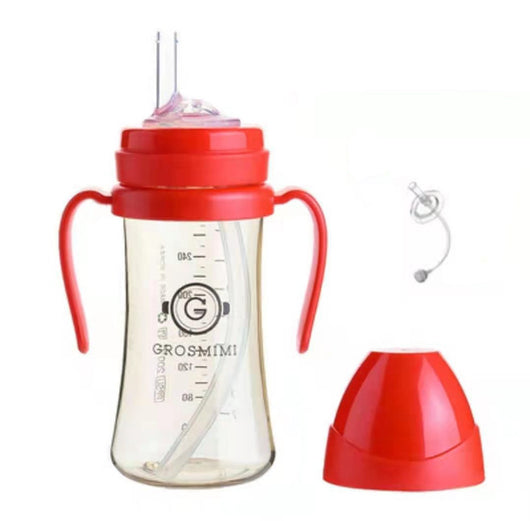 Vaso Infantil Coreano Grosmimi 300ml con Pajita - PPSU Ecológico Antiderrames - Image 14