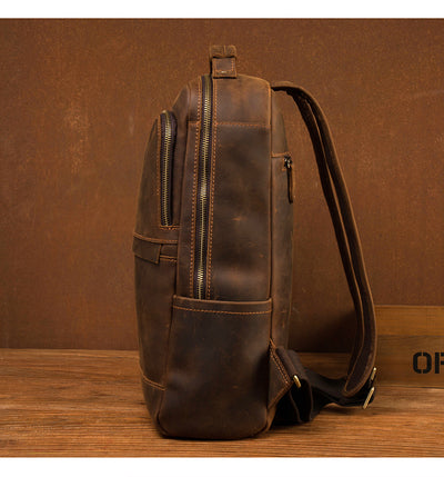 Mochila Ejecutiva de Cuero Genuino Hecha a Mano - Diseño Retro para Profesionales - Image 17