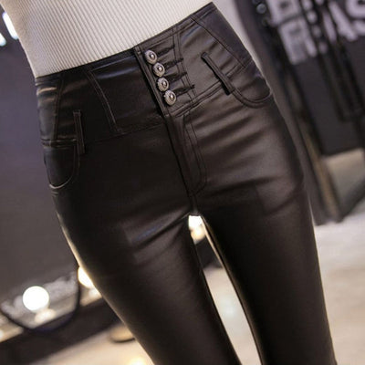 Pantalones Ajustados de Talle Alto para Uso Diario - Image 11