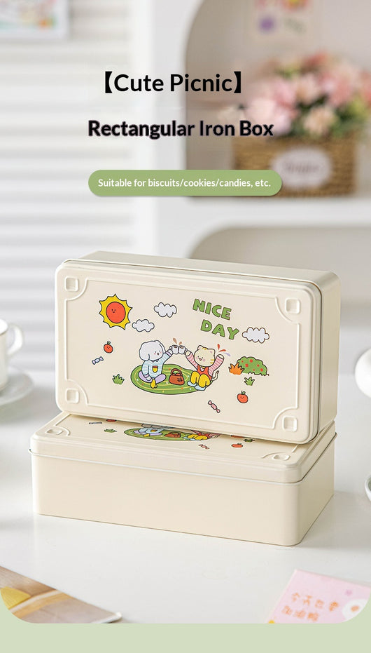 Caja de Almacenamiento Metálica Rectangular con Diseño Infantil - Image 15