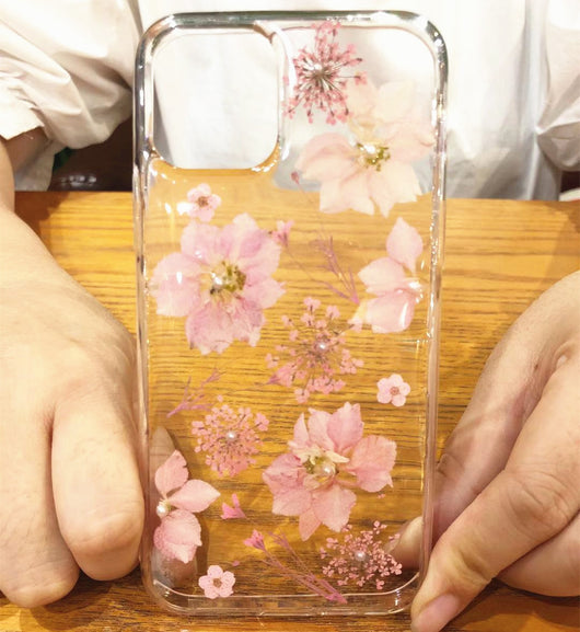 Funda para Teléfono con Flor Real y Resina Epoxi - Image 3