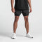 Shorts Deportivos Casual con Doble Capa y Diseño Superpuesto