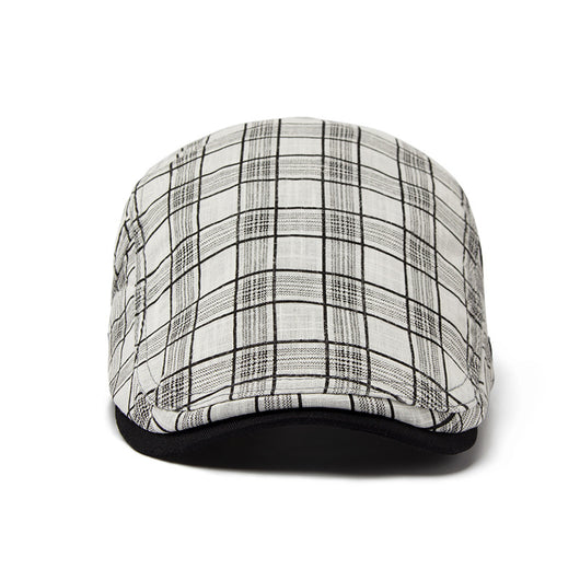 Boina Cuadriculada Ligera para Hombre - Perfecta para Verano - Image 3