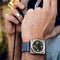 Reloj Automático de Esfera Cuadrada Grande