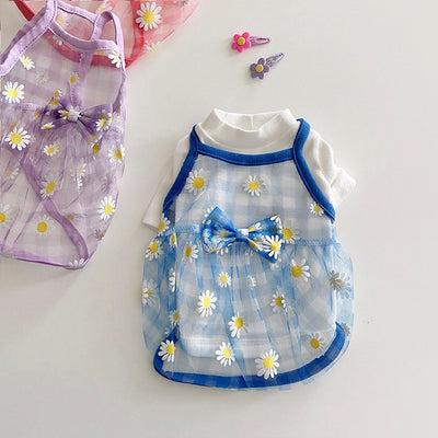 Chaleco de Malla Estampado Gatos y Perros Margaritas - Image 3