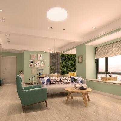 Lámpara LED Redonda de Techo para Dormitorio y Sala - Image 12