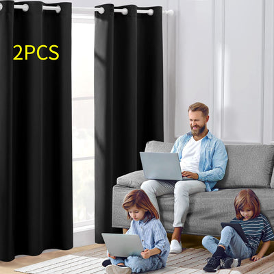 Cortinas Modernas Térmicas Bloqueadoras de Luz - Tela Gruesa Opaca Aislante - Image 18