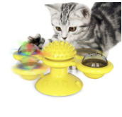 Juguete Interactivo Giratorio para Gatos - Rascador Multiusos con Limpiador Dental - Image 58