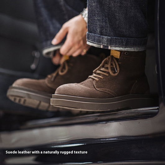 Botas Martin Retro Plataforma Gamuza Hombre - Estilo Casual Urbano - Image 3