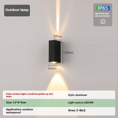 Lámpara LED Impermeable para Exterior - Diseño Moderno para Pasillos y Salas - Image 4