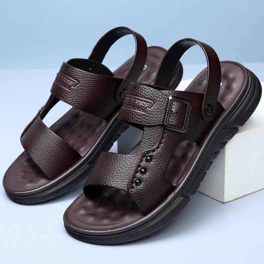 Zapatos Casuales de Cuero para Hombre con Plantilla de Látex