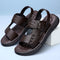 Zapatos Casuales de Cuero para Hombre con Plantilla de Látex