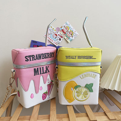 Bolso Bandolera Frutal Bordado - Fresa y Limón - Image 7