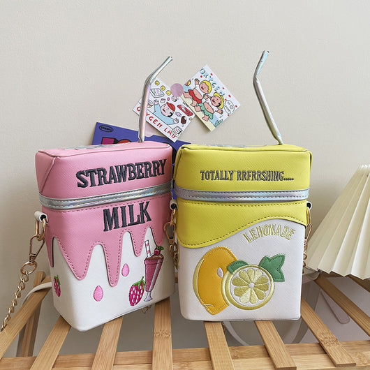 Bolso Bandolera Frutal Bordado - Fresa y Limón - Image 7