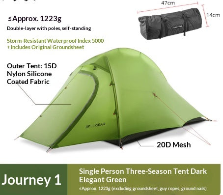 Carpa de Camping Ultraligera Resistente a Tormentas y Viento - Image 6