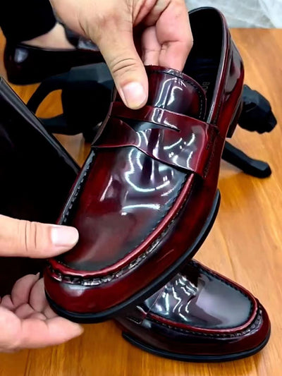 Zapatos de Cuero Genuino para Hombre - Estilo Ejecutivo Brillante - Image 5