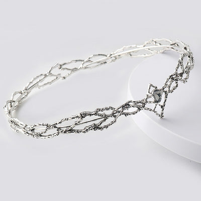 Pasador de Cabello Corona de Cristal Brillante para Damas - Image 5