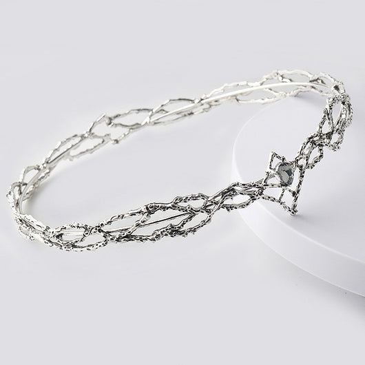 Pasador de Cabello Corona de Cristal Brillante para Damas - Image 5