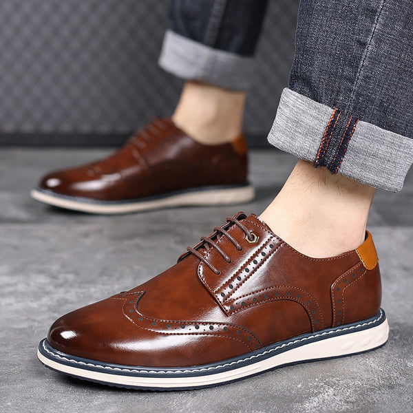Zapatos de Cuero para Hombre Estilo Ejecutivo Británico