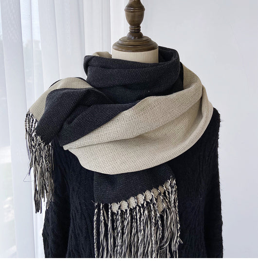 Bufanda de Cachemira para Mujer - Combinación de Colores Otoño Invierno - Image 45