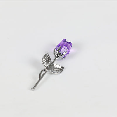Rosa de Metal Cristal - Regalo Romántico para San Valentín y Bodas - Image 11