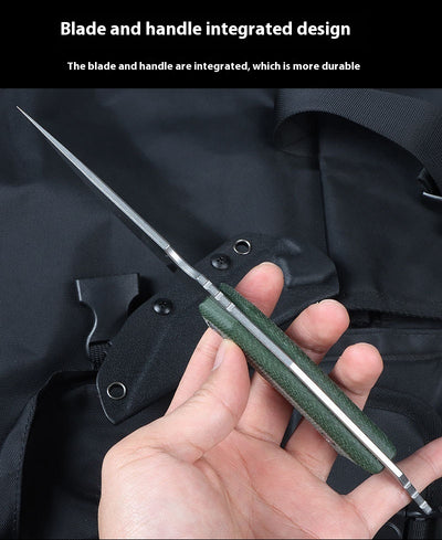 Cuchillo Táctico de Supervivencia Exterior con Hoja Recta - Image 14