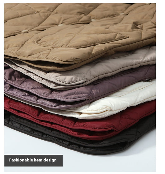 Chaqueta Acolchada Suelta de Algodón para Mujer - Diseño Ligero y Moderno - Image 12