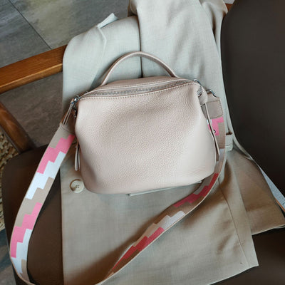 Bolso Bandolera de Cuero Suave con Asa Simple - Image 8