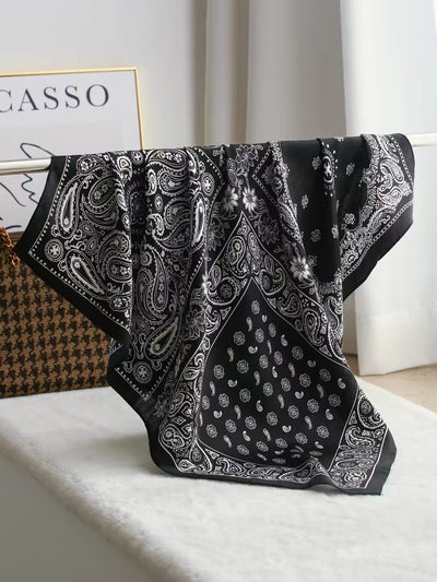 Pañuelo de Seda Cuadrado Lujo Elegante - Accesorio Premium para Regalo - Image 10