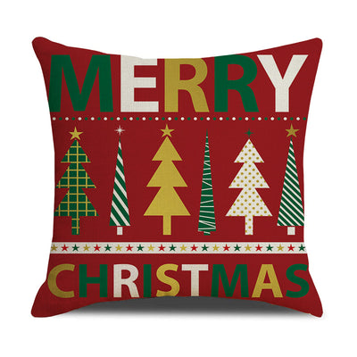 Funda de Cojín de Lino para Navidad - Image 8