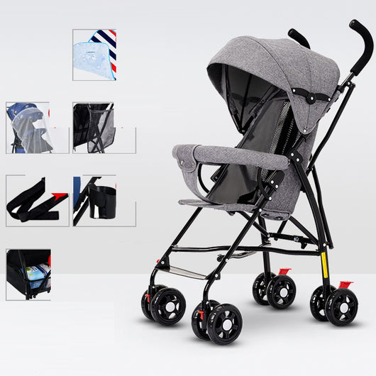 Carrito Plegable Portátil para Bebé - Diseño Compacto y Funcional - Image 11